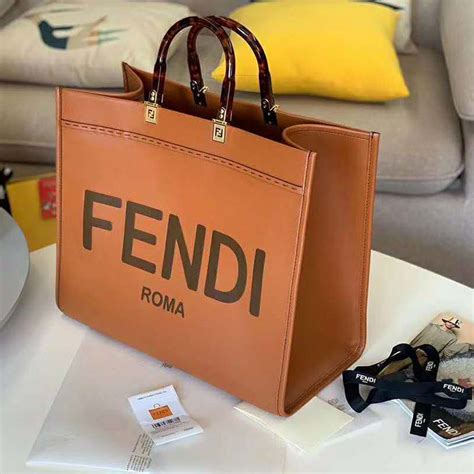 bolso fendi roma|Fendi roma leather bag.